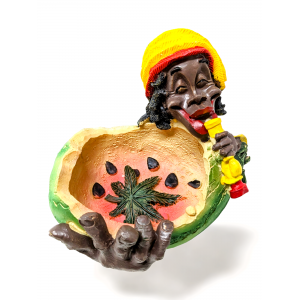 Rasta Resin Small Ashtray - [ASH17-18]